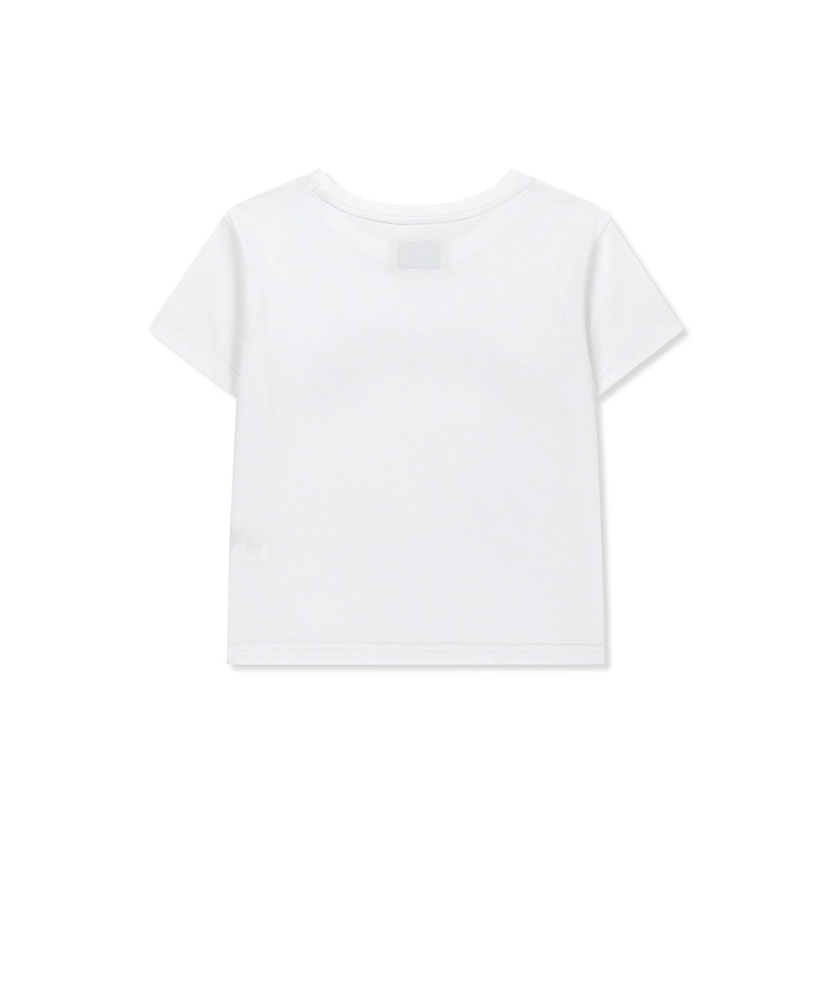 MATIN KIM ARCH LOGO CROP TOP IN белый