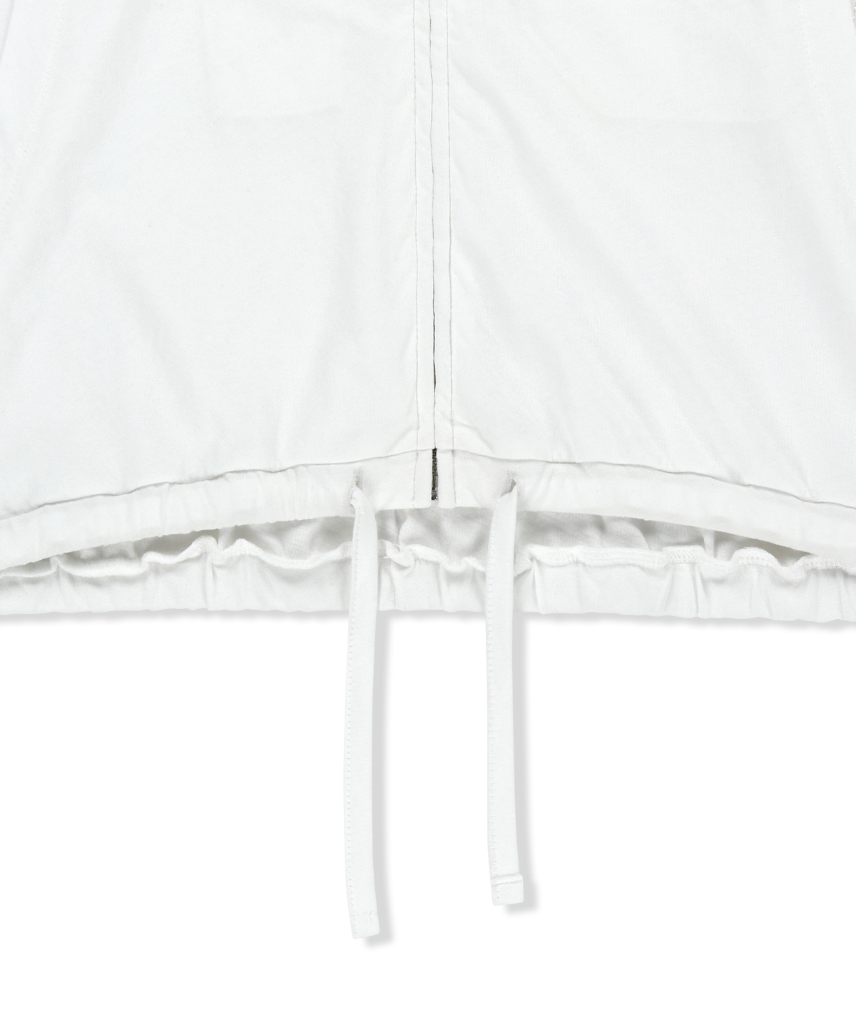 MATIN 16 APPLIQUE LOGO HOODY ZIP UP IN белый