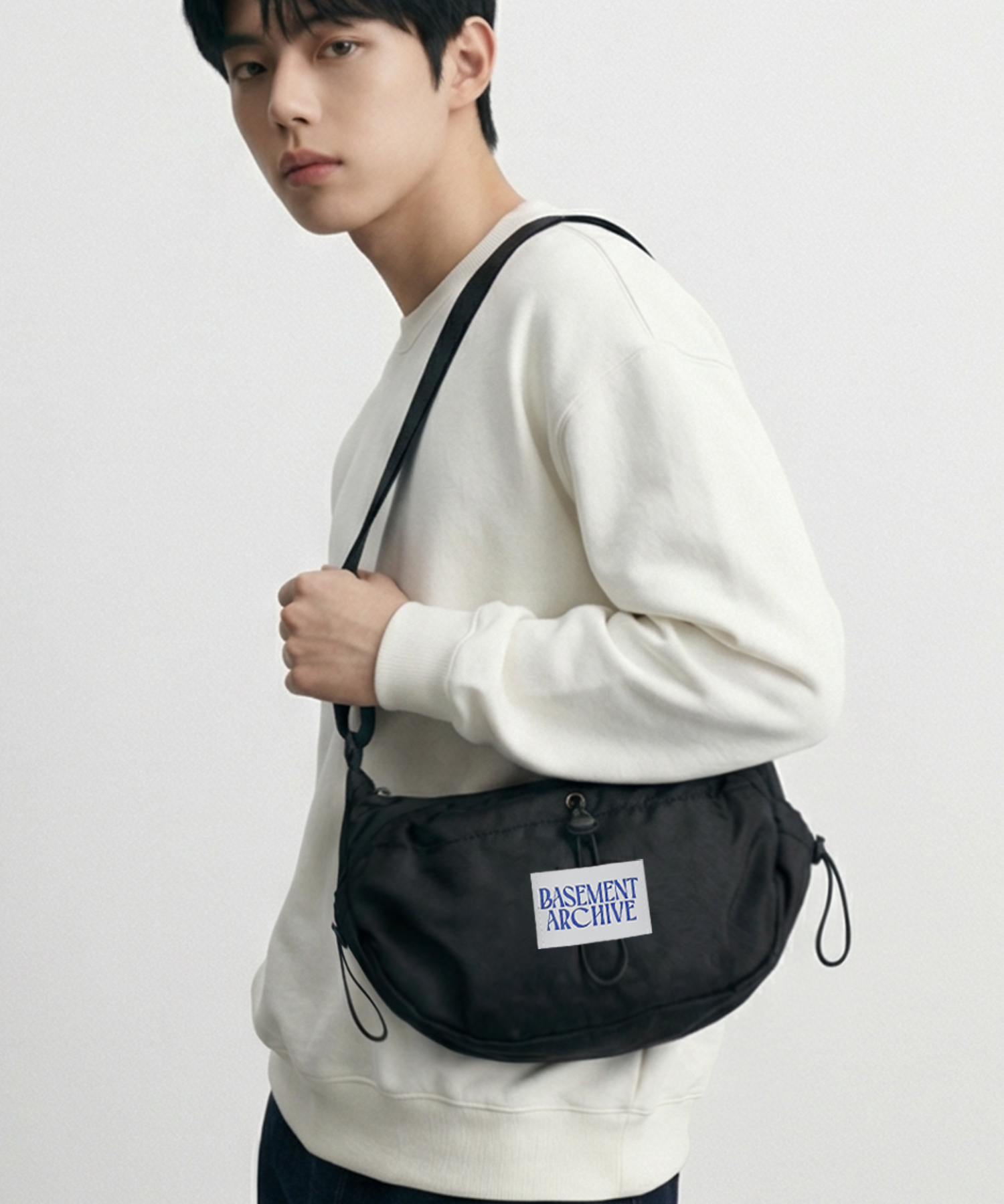 WL-Line Nylon String Crossbag_Black