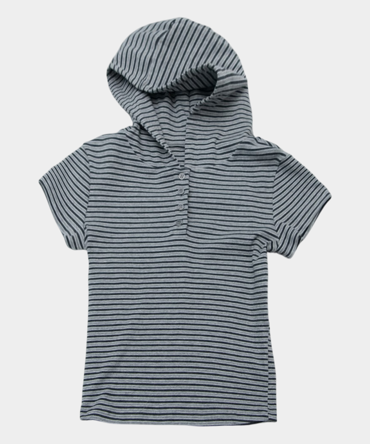 Комплект из худи и футболки Stripe Waffle Logo [Grey]
