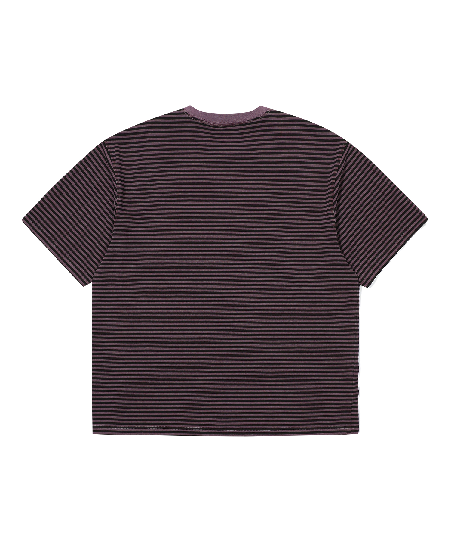 Полосатая футболка с крэш-эффектом Dusty Purple
