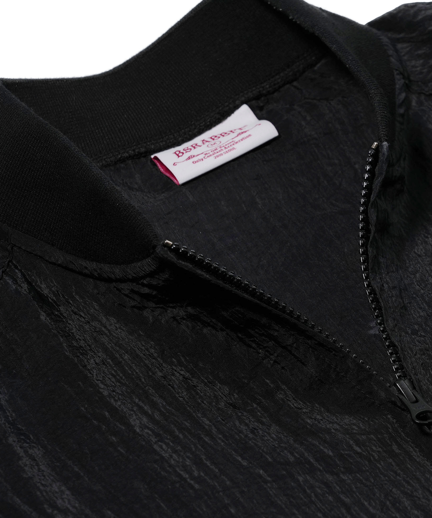 Sheer Bomber Jacket Black