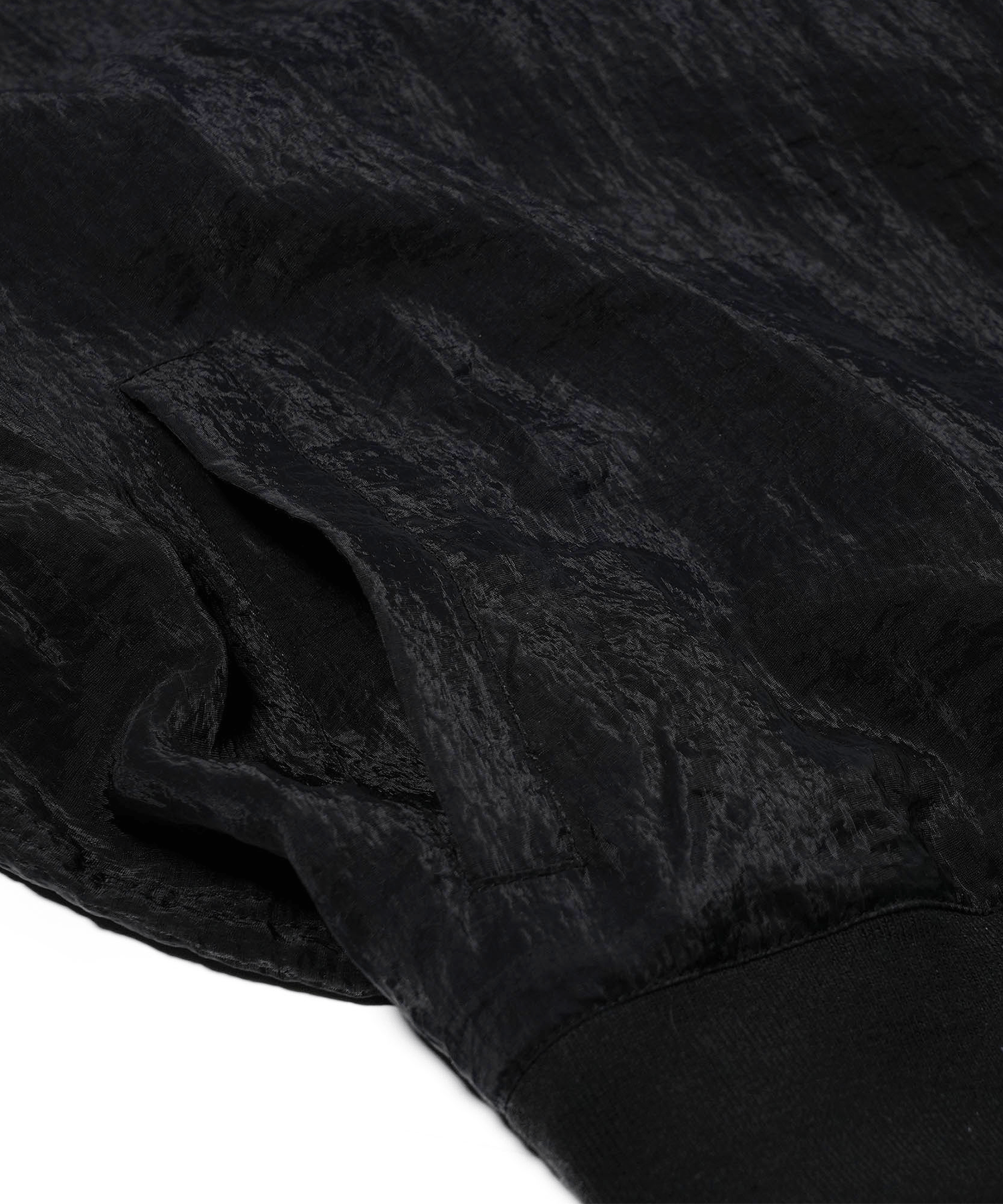 Sheer Bomber Jacket Black