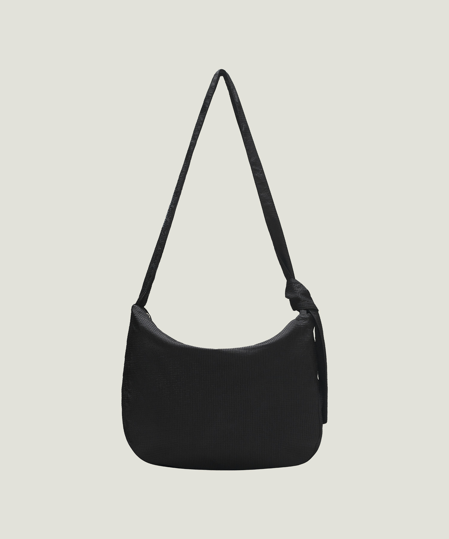 Cozy Nylon Cross Bag _ Black