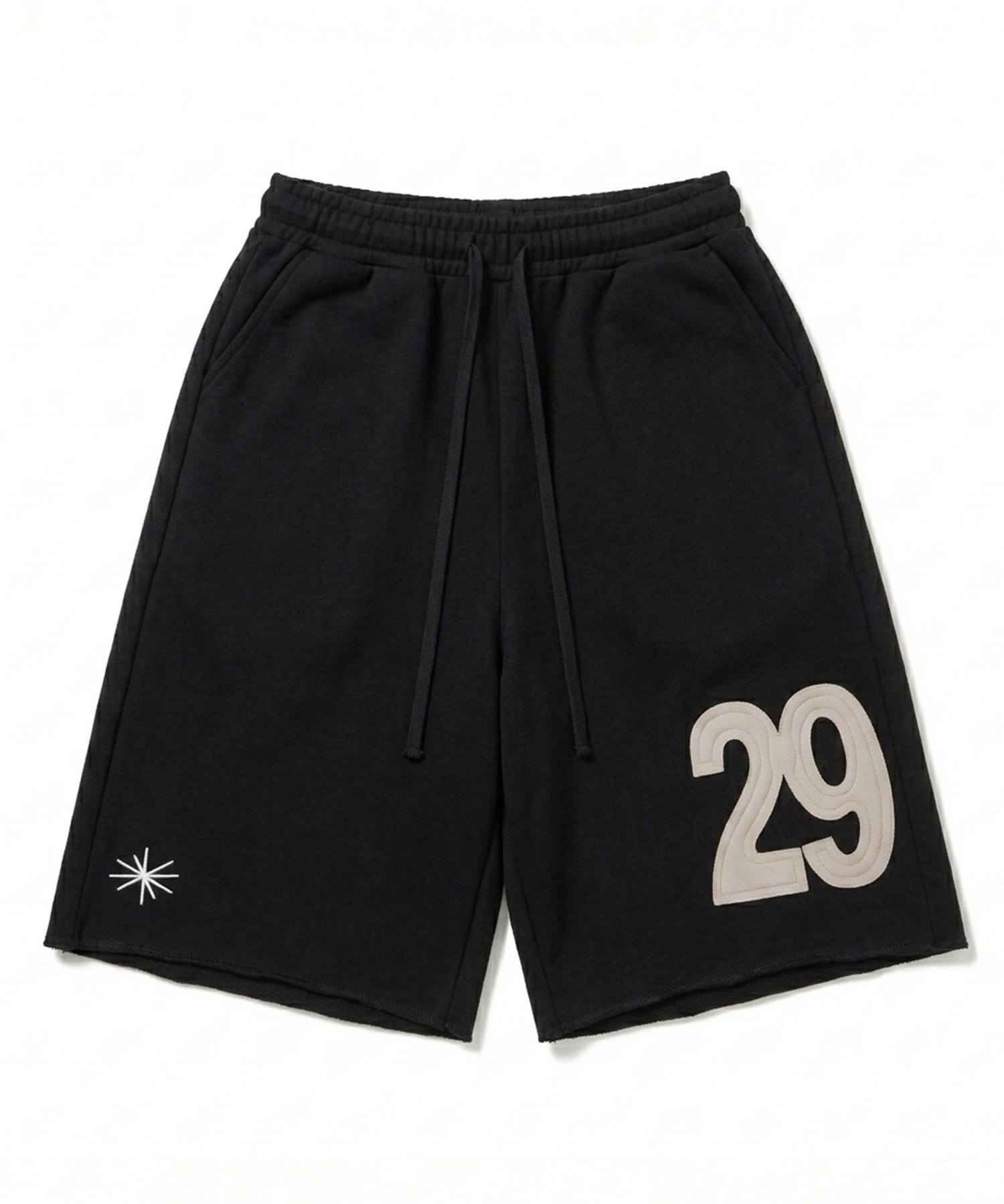 e Logo Bermuda sweatpants (Black)