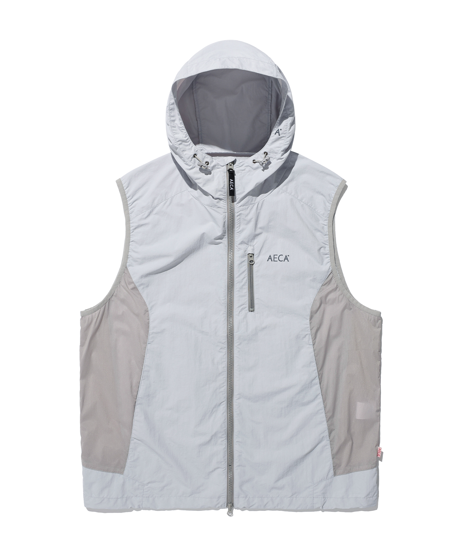 NYLON HOODED VEST (2color)