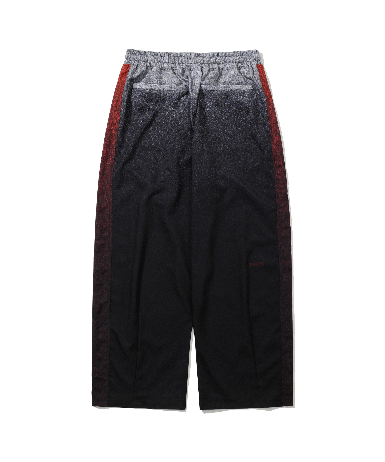 Color-Block Mesh Track Pants Black