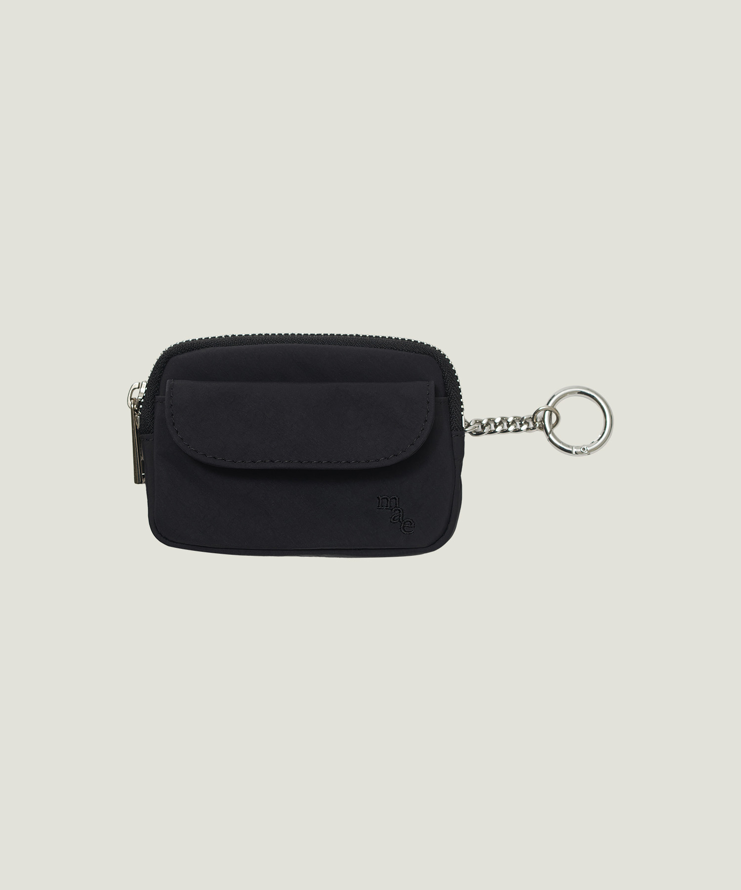 Comfy Wallet Keyring _ Black