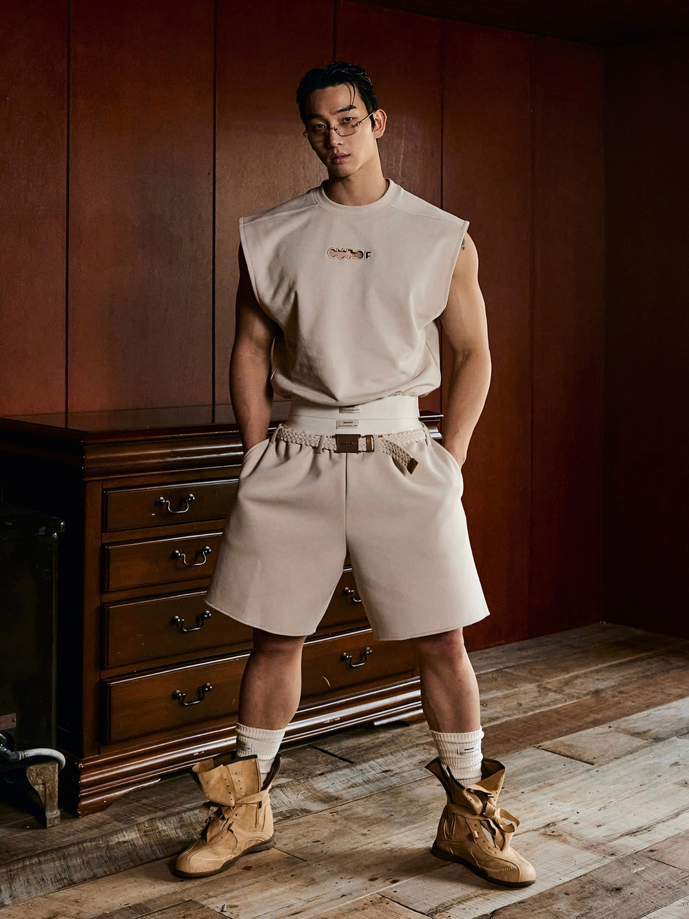 Woven Belt Short