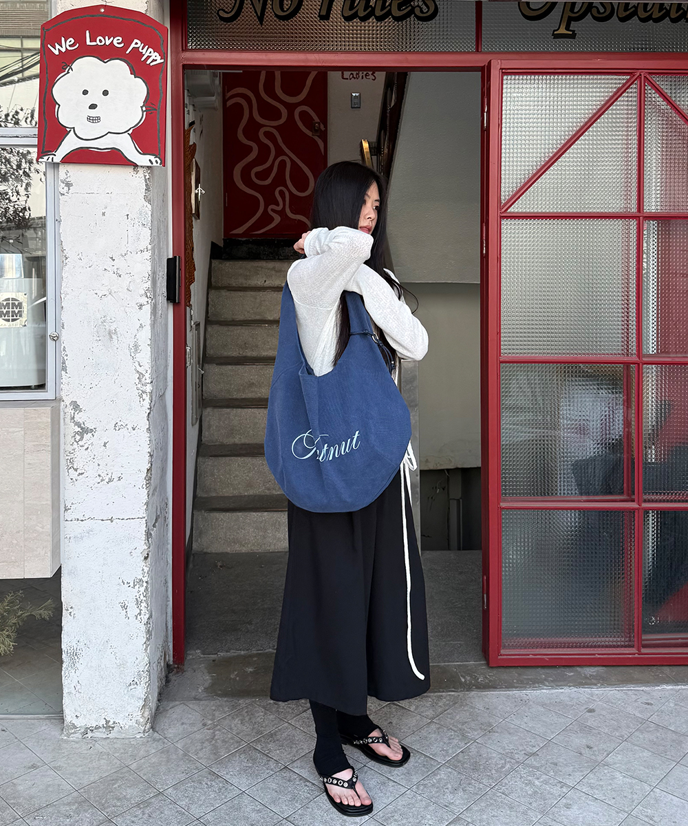 Hobo Shoulder Bag - NAVY