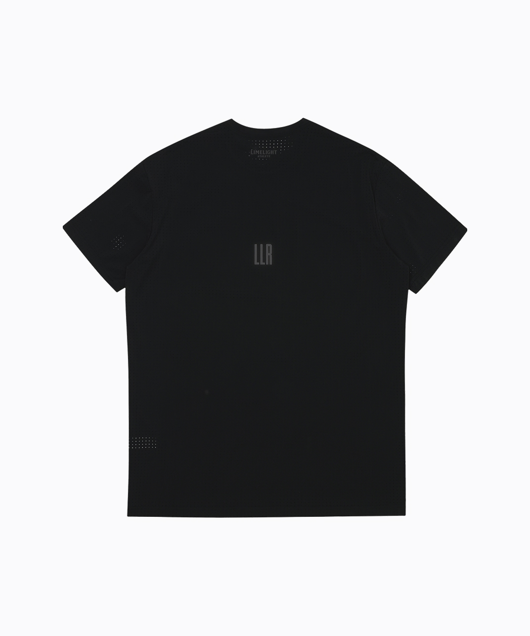 LLR LOGO RUNNING T-SHIRT PUNCHED (BLACK/WHITE)