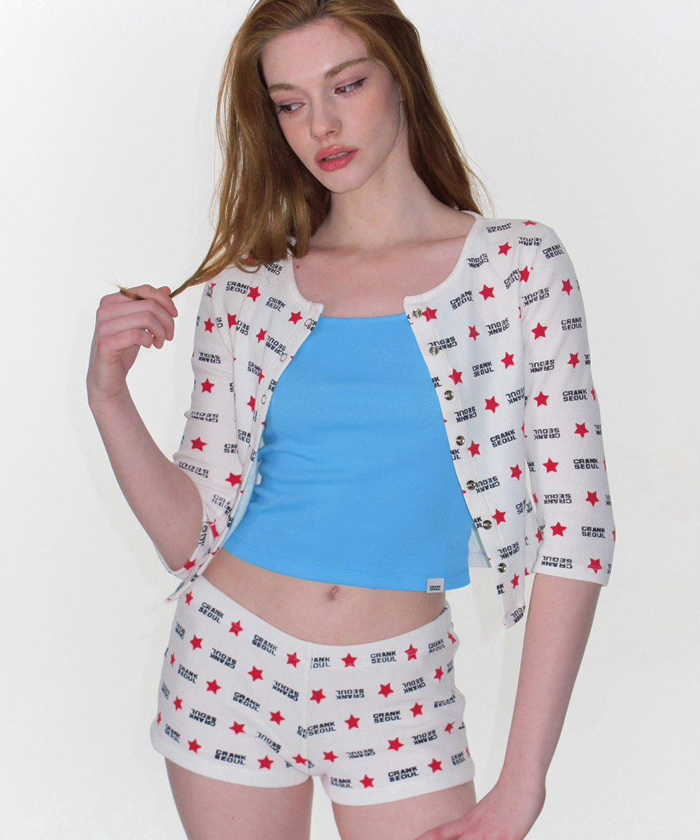 BABY WAFFLE CARDIGAN_WHITE