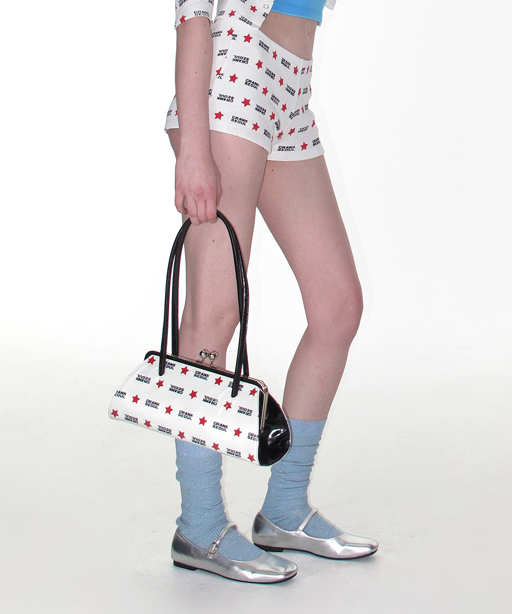 BABY ENAMEL SHOULDER BAG_WHITE