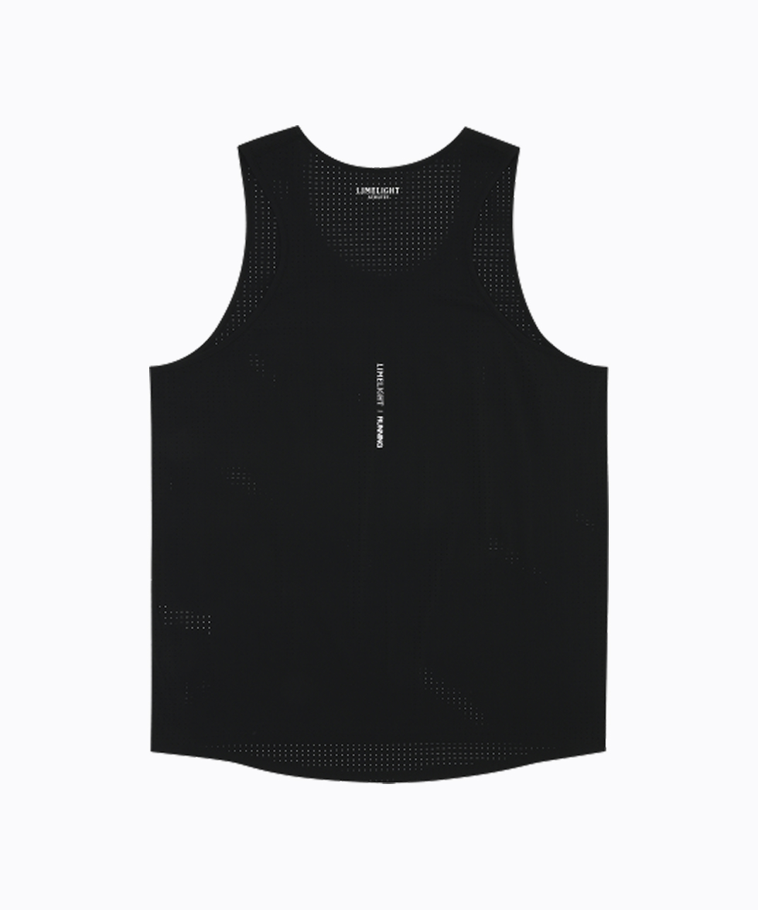 LLR ARCH LOGO RUNNING SLEEVELESS PUNCHED (BLACK/WHITE)