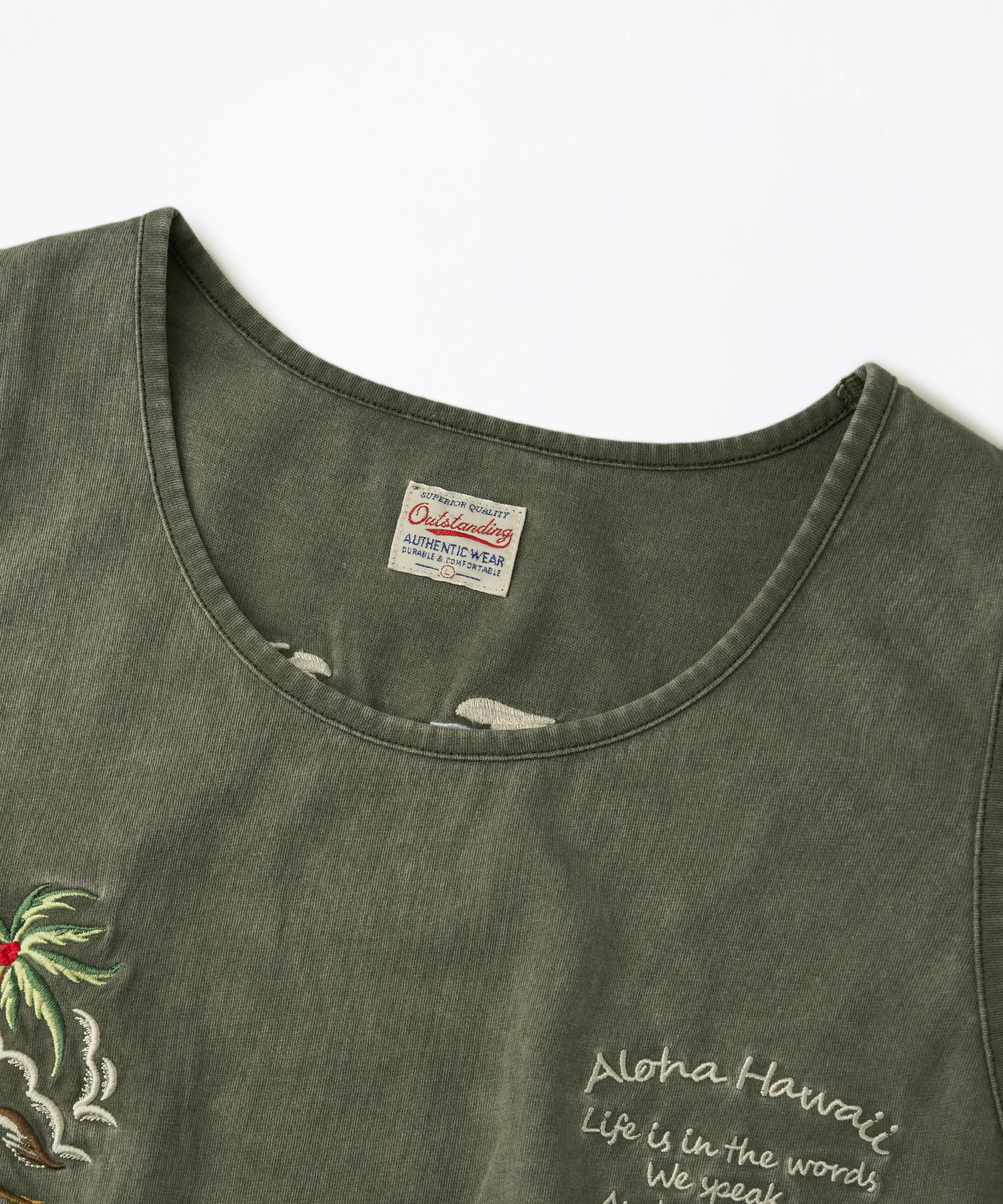 MIL Series майка (ALOHA) Vintage Olive