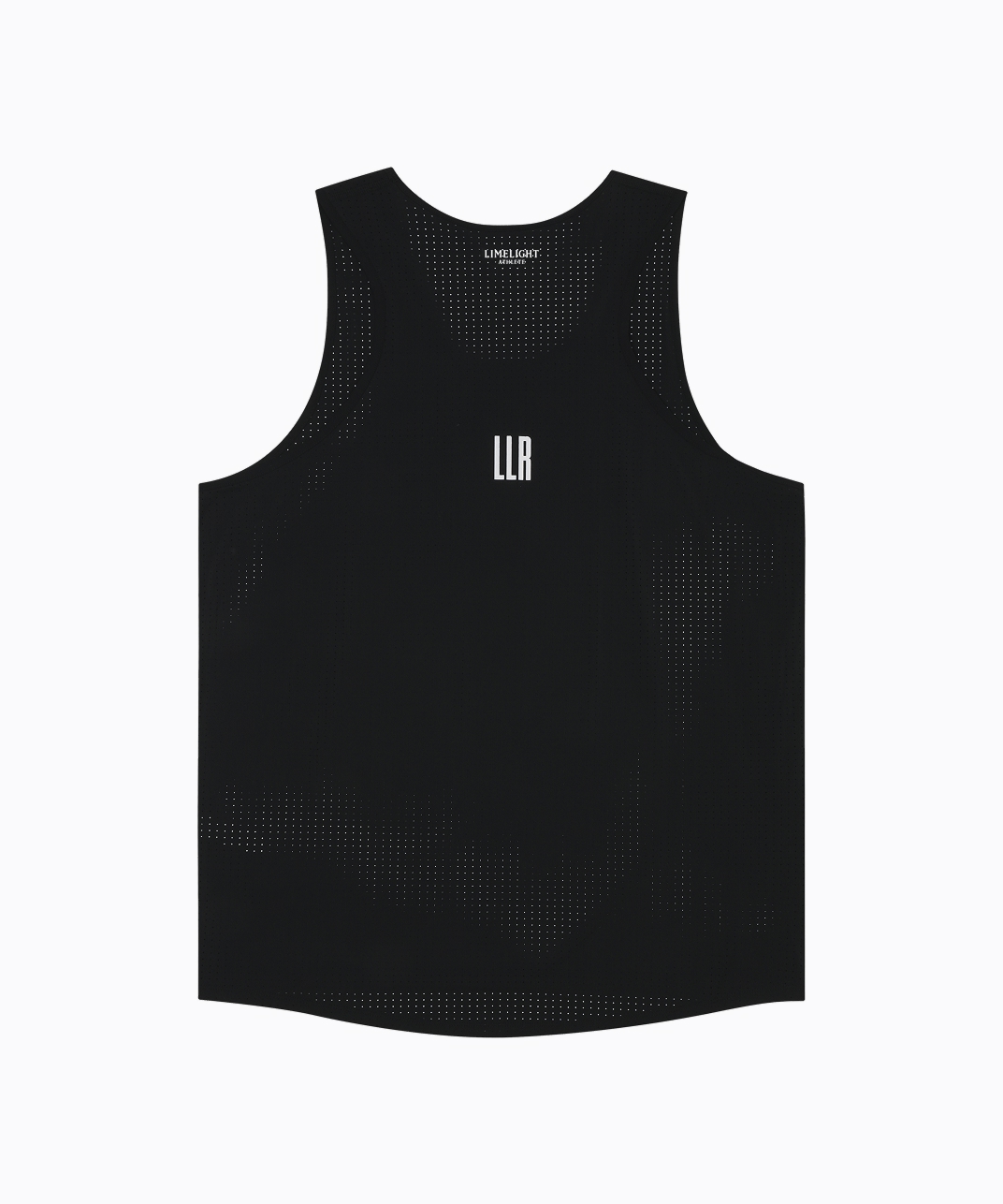 LLR LOGO RUNNING SLEEVELESS PUNCHED (BLACK/WHITE)