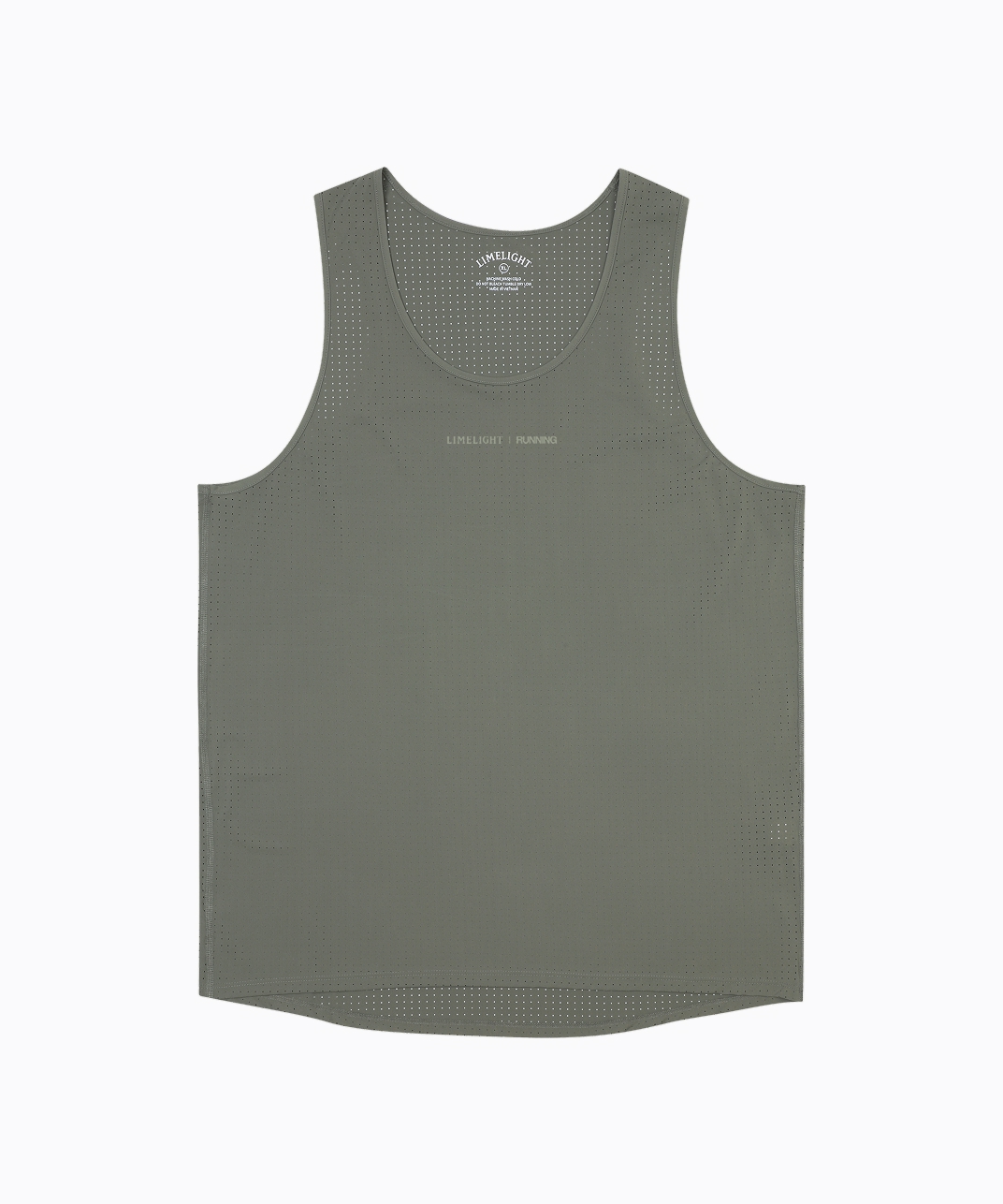 LLR LOGO RUNNING SLEEVELESS PUNCHED (SAGE/SAGE)