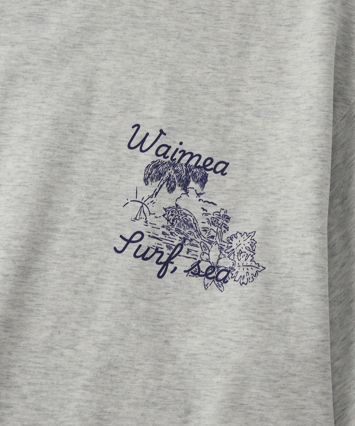 Футболка V.S.C TEE(TROPIC) 1% Melange Gray