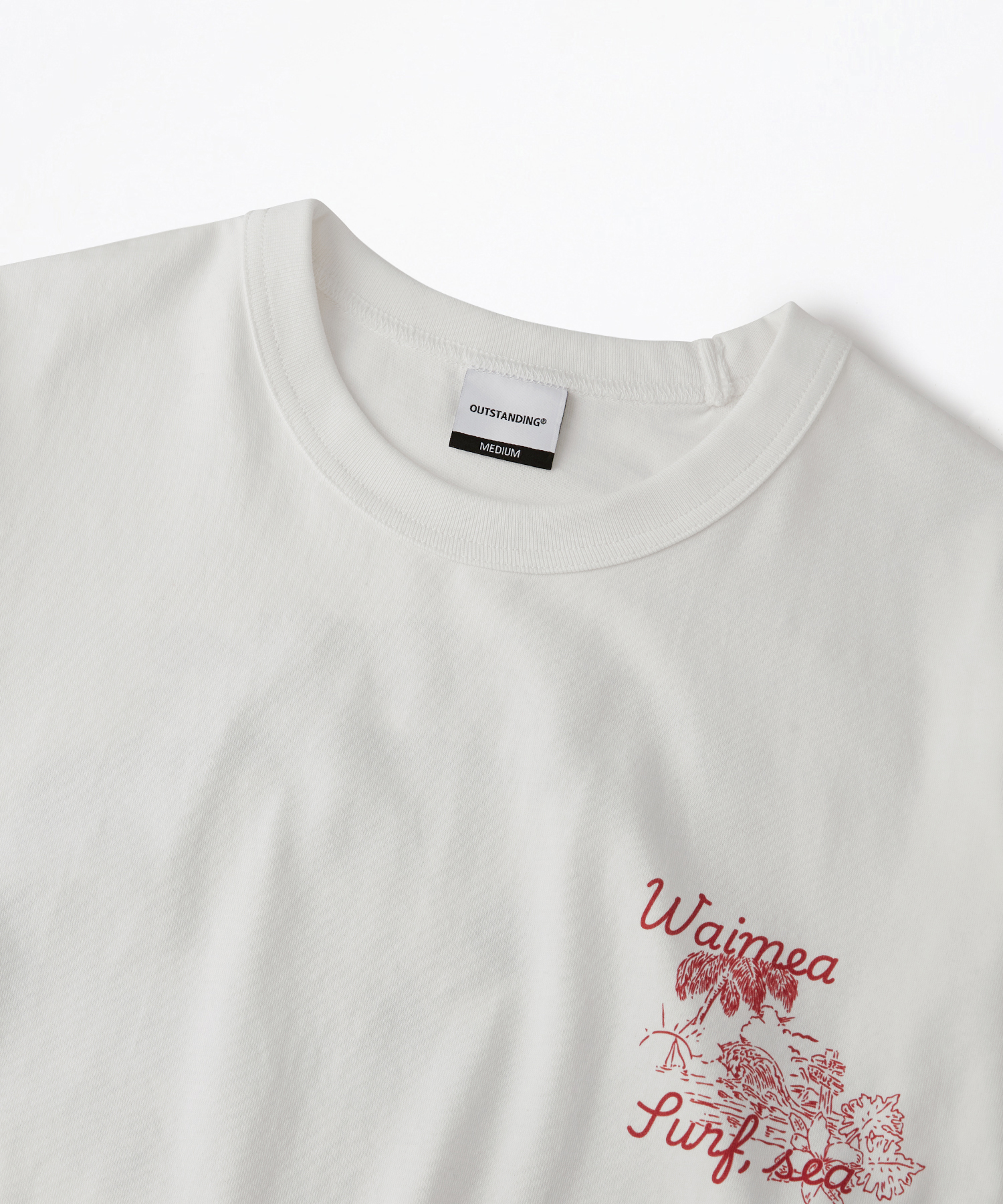 Футболка V.S.C TEE(TROPIC) Off-White