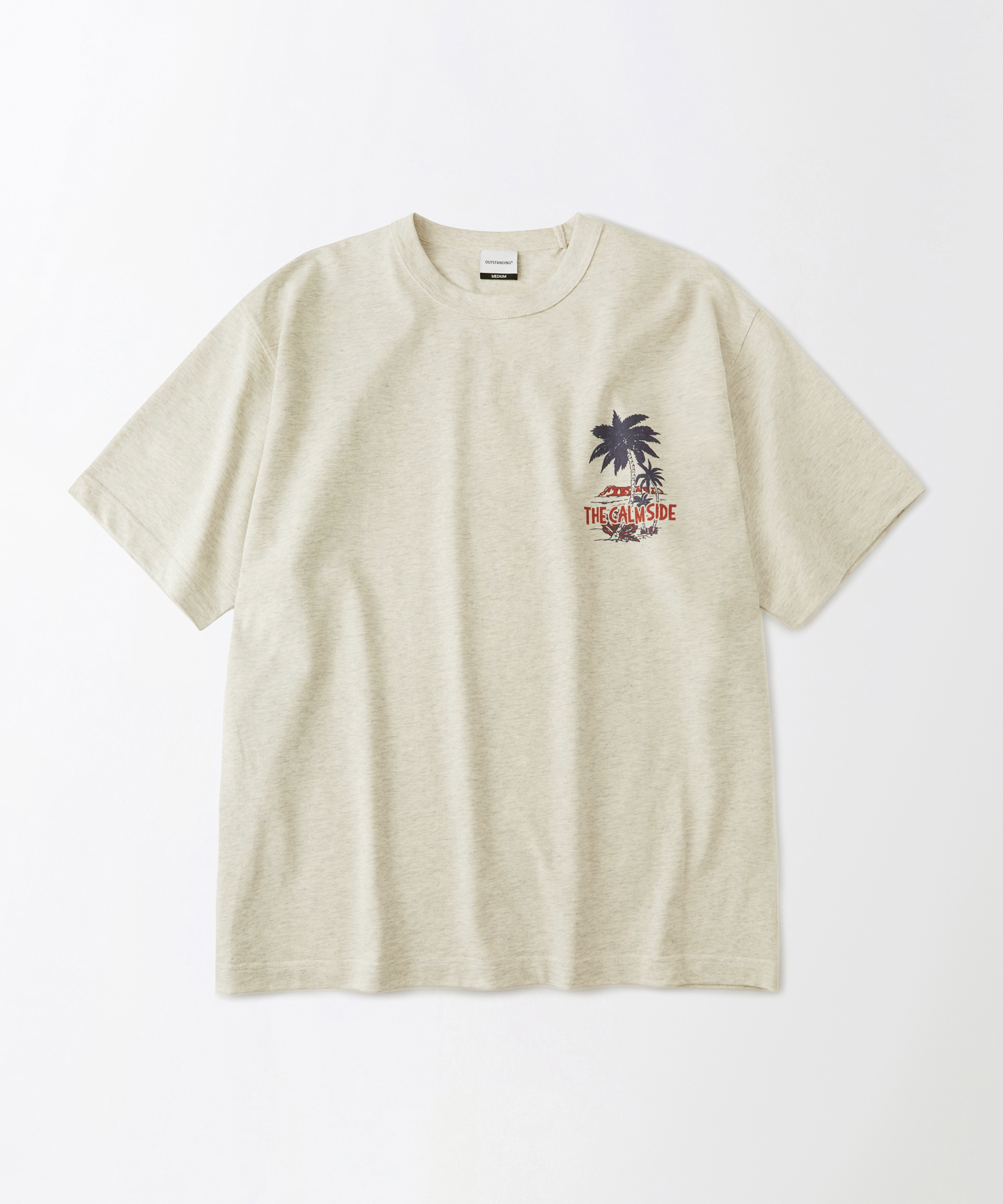 Футболка V.S.C TEE(THE CALM SIDE) 1% Oatmeal