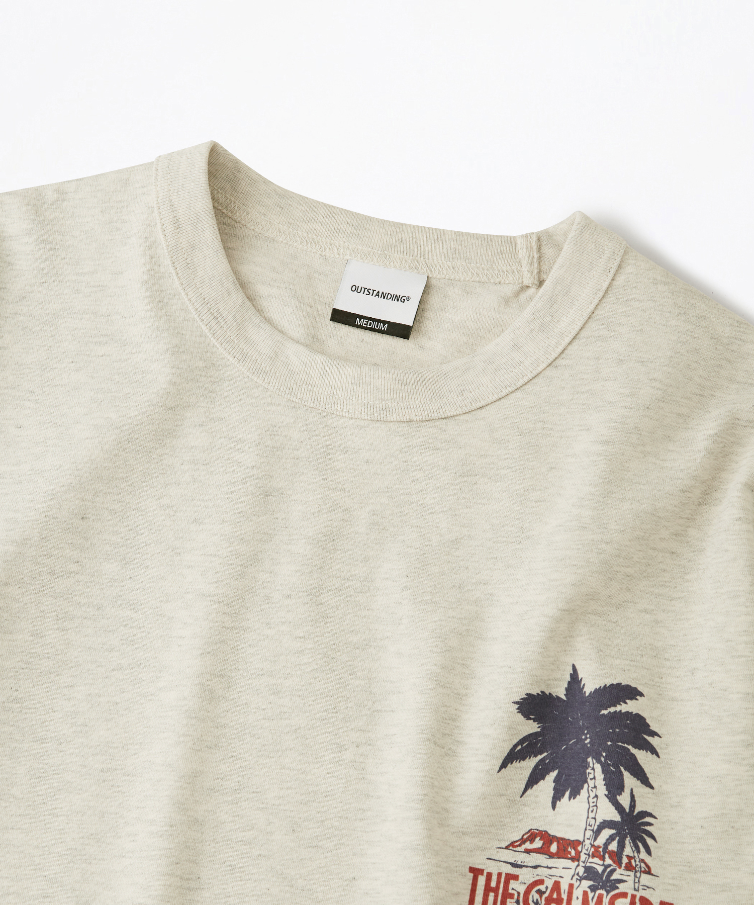 Футболка V.S.C TEE(THE CALM SIDE) 1% Oatmeal