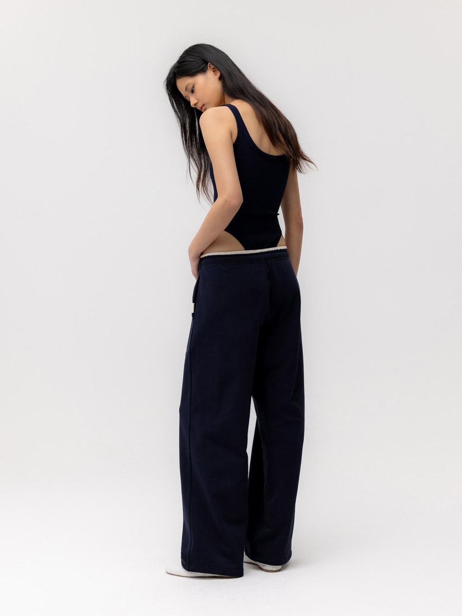 G CONTRAST SWEATPANTS 2.0 (NAVY)