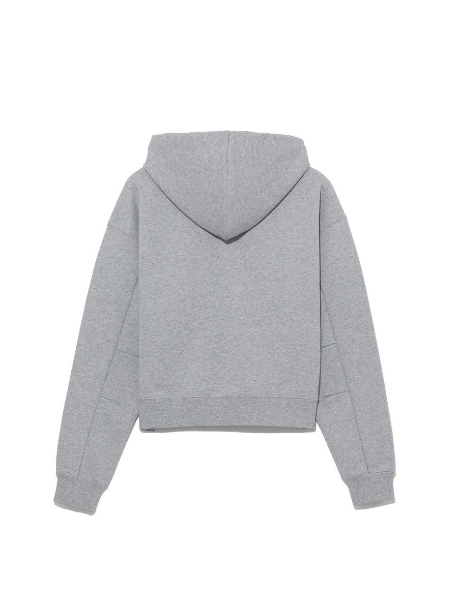 G STANDARD ZIP-UP HOODIE (MELANGE GRAY)
