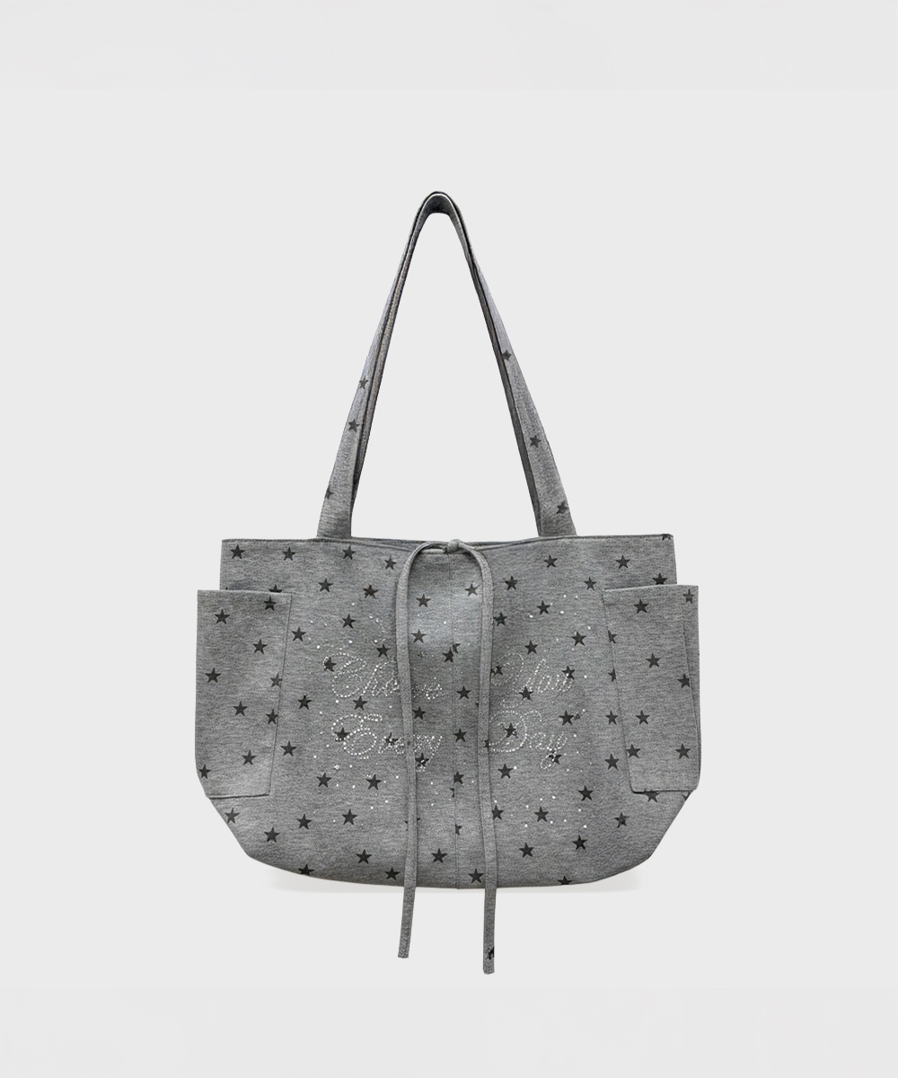 Choose You Every Day Sparkle Shoulder bag Gray