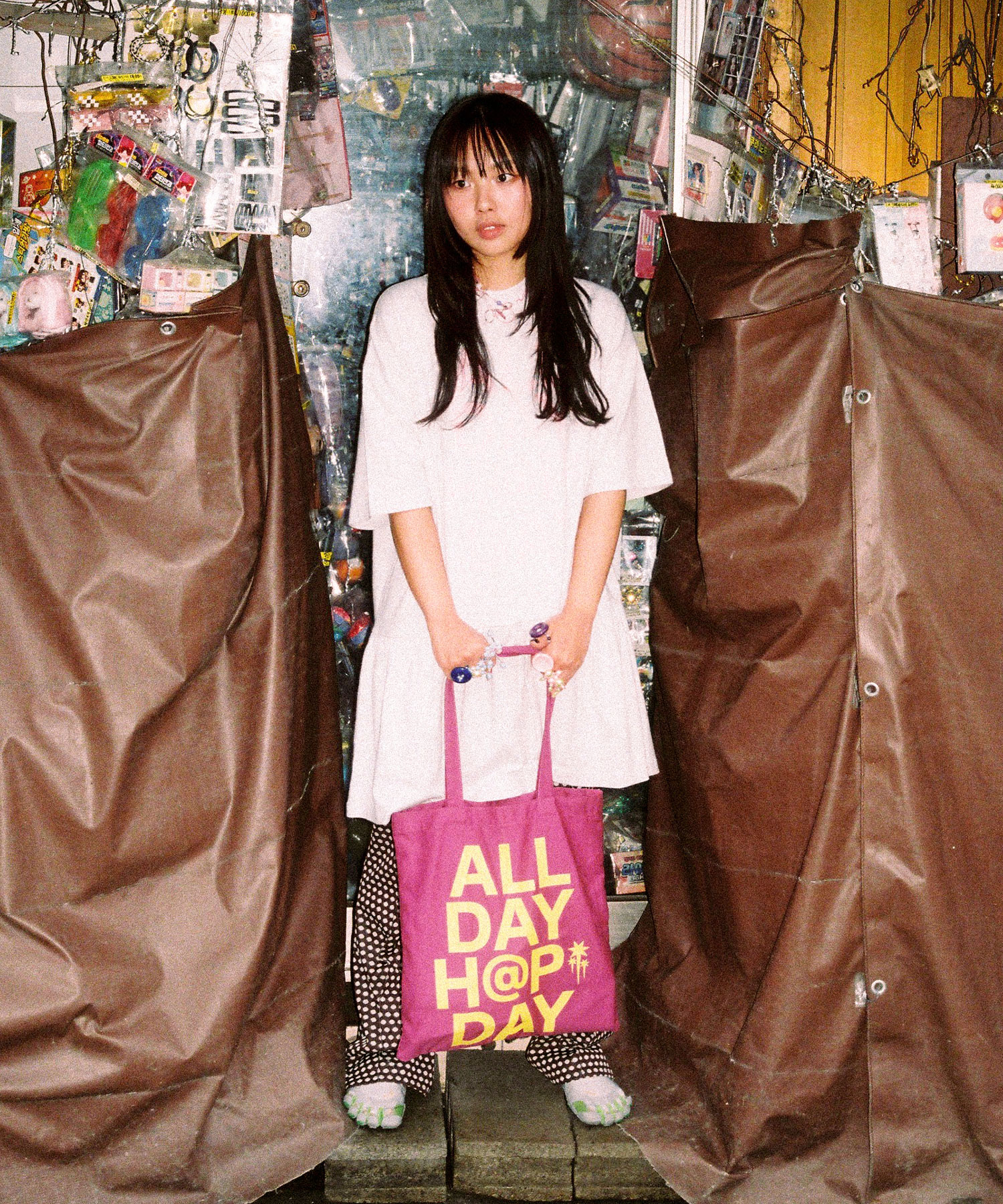 X JIMMIZO ADHD DRESS BIG BIG TEE_LIGHT GREY(NG2GMFT500B)