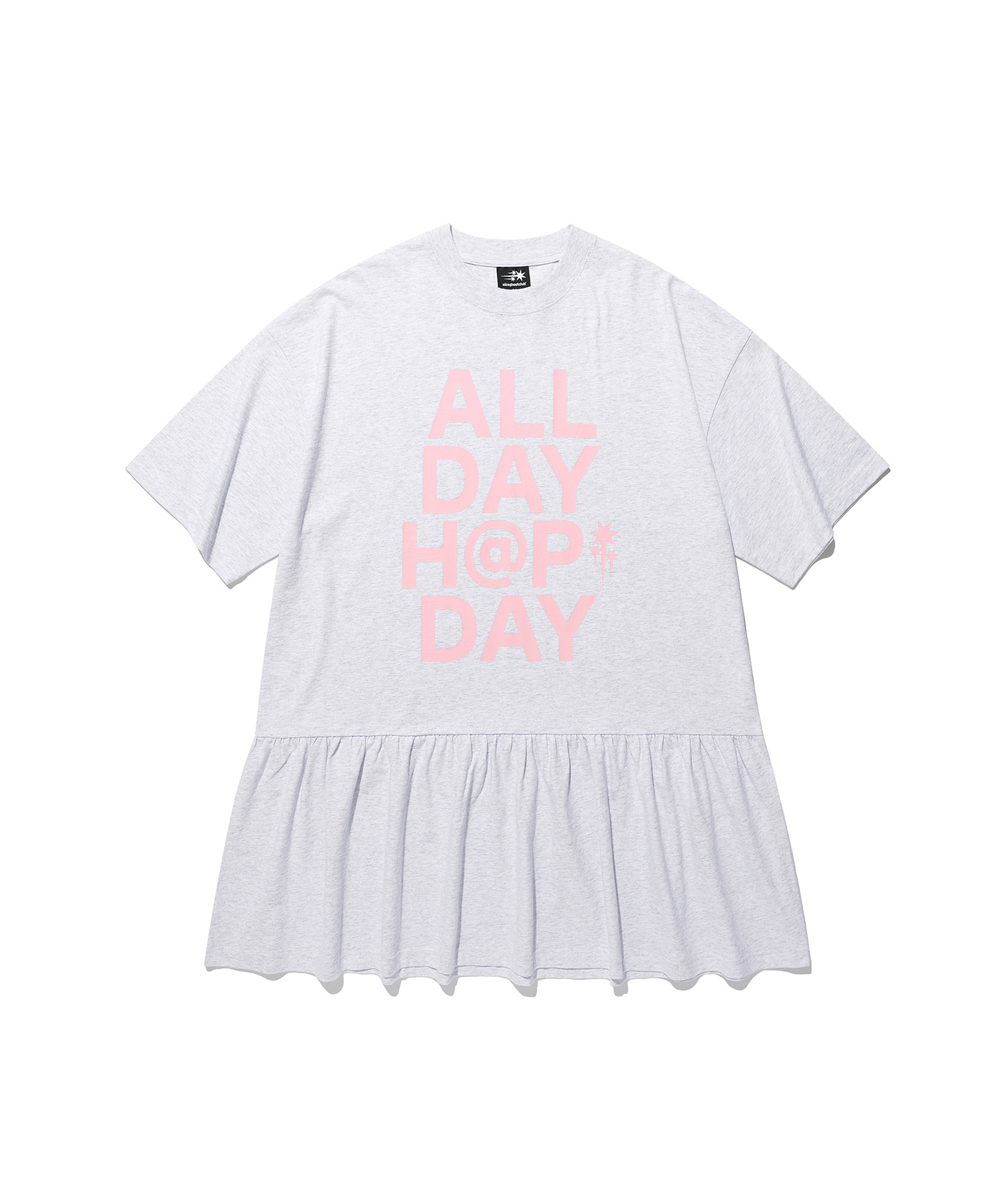 X JIMMIZO ADHD DRESS BIG BIG TEE_LIGHT GREY(NG2GMFT500B)