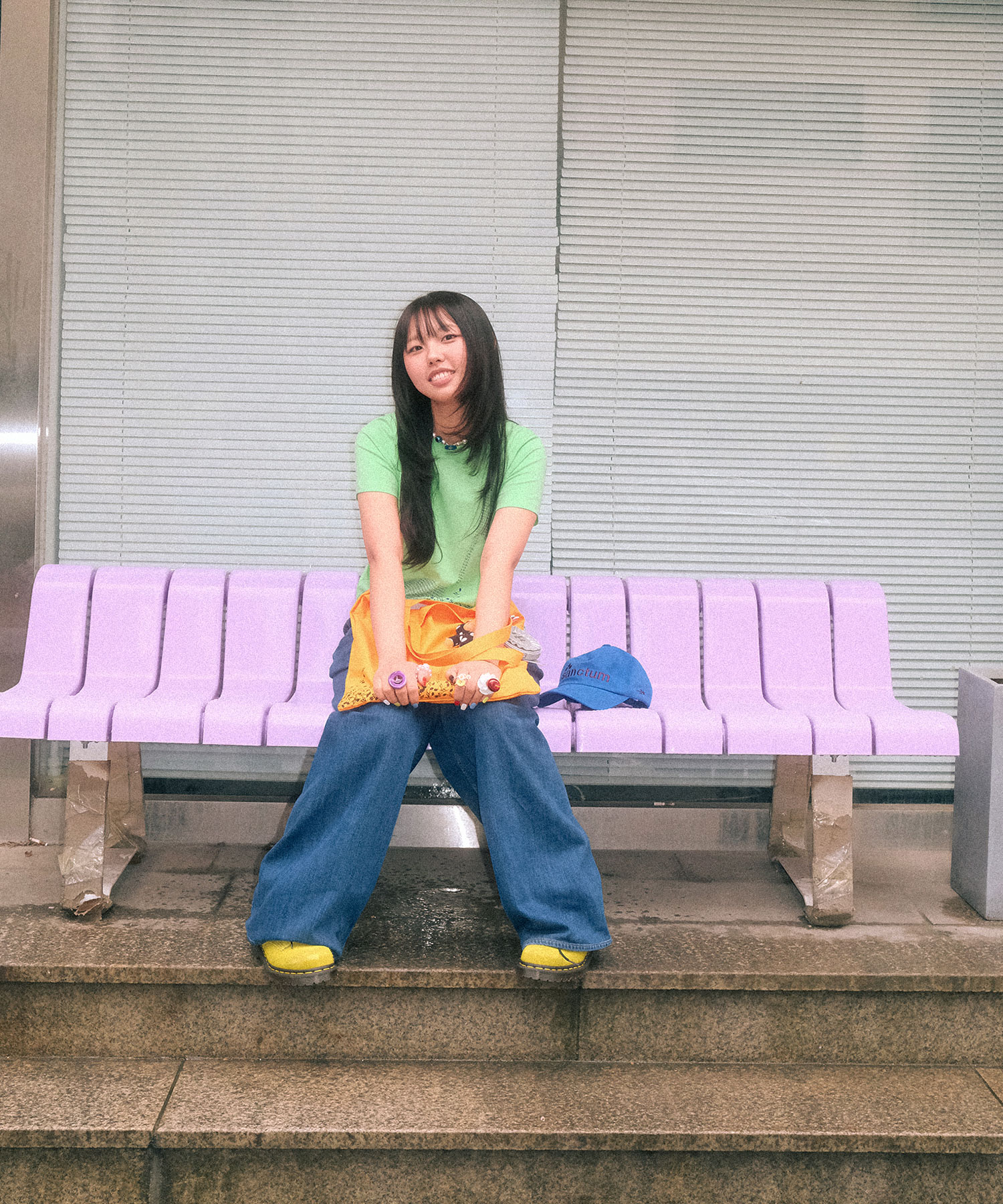 X JIMMIZO MUSIC NOTE TEE_YELLOW GREEN(NG2GMFT501B)