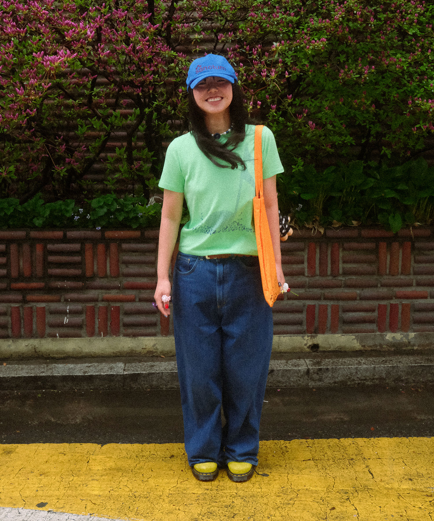 X JIMMIZO MUSIC NOTE TEE_YELLOW GREEN(NG2GMFT501B)
