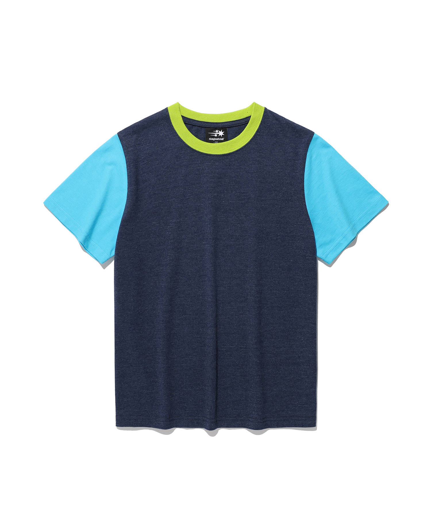 X JIMMIZO COLOR BLOCK TEE_NAVY(NG2GMFT502B)