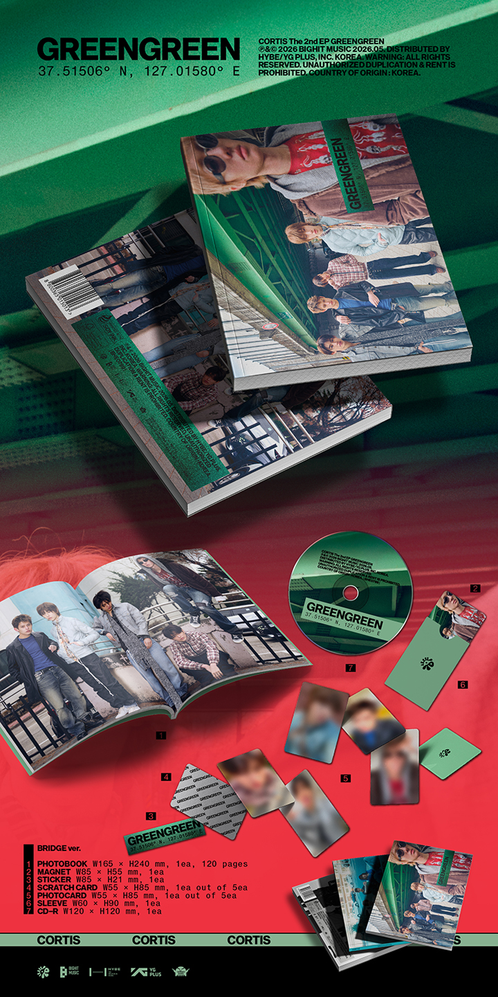 위버스(WEVERSE) 코르티스 (CORTIS) The 2nd EP [GREENGREEN] (Random
