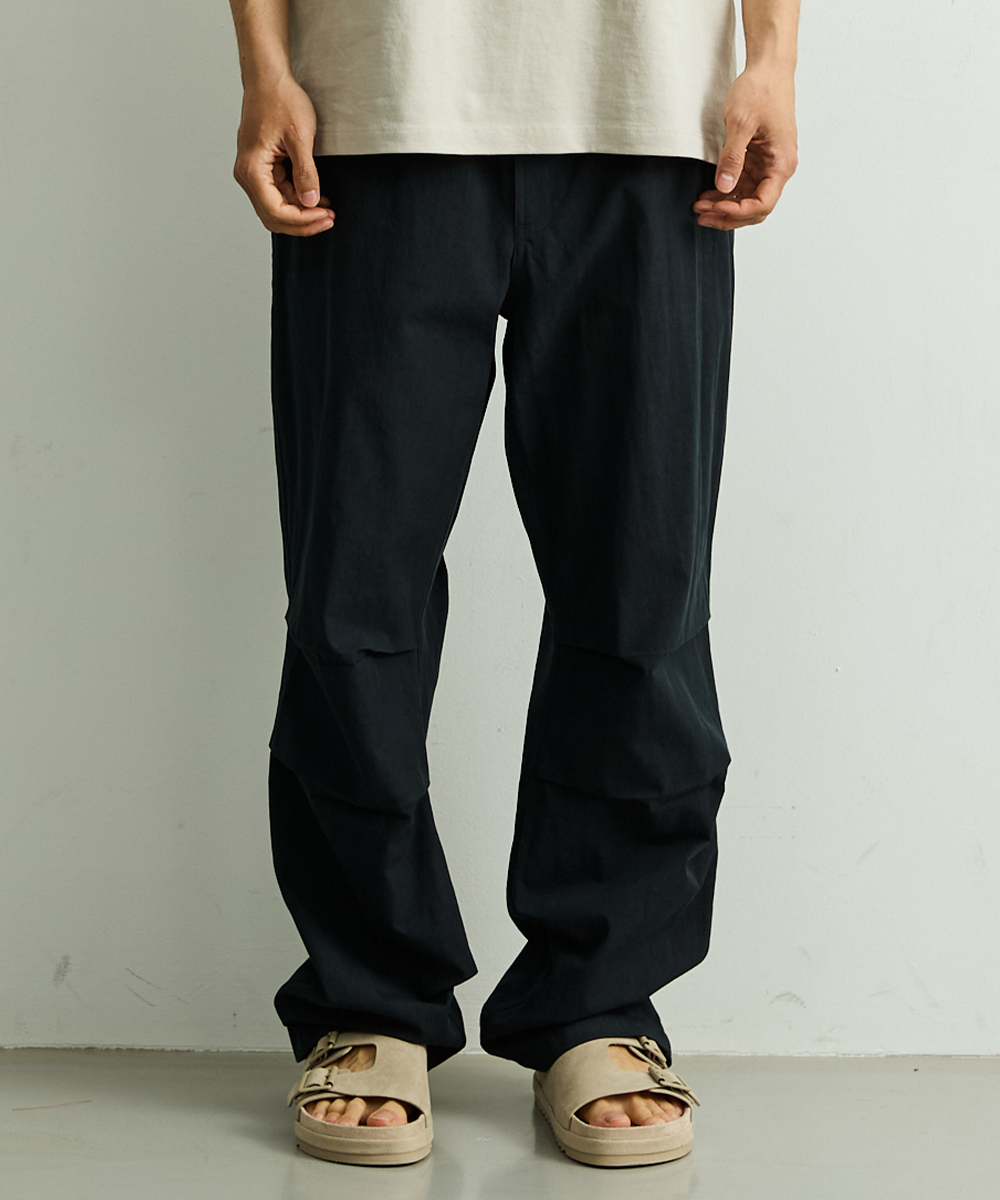 BELTED CORE PANTS_DARK NAVY