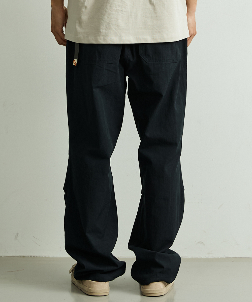 BELTED CORE PANTS_DARK NAVY
