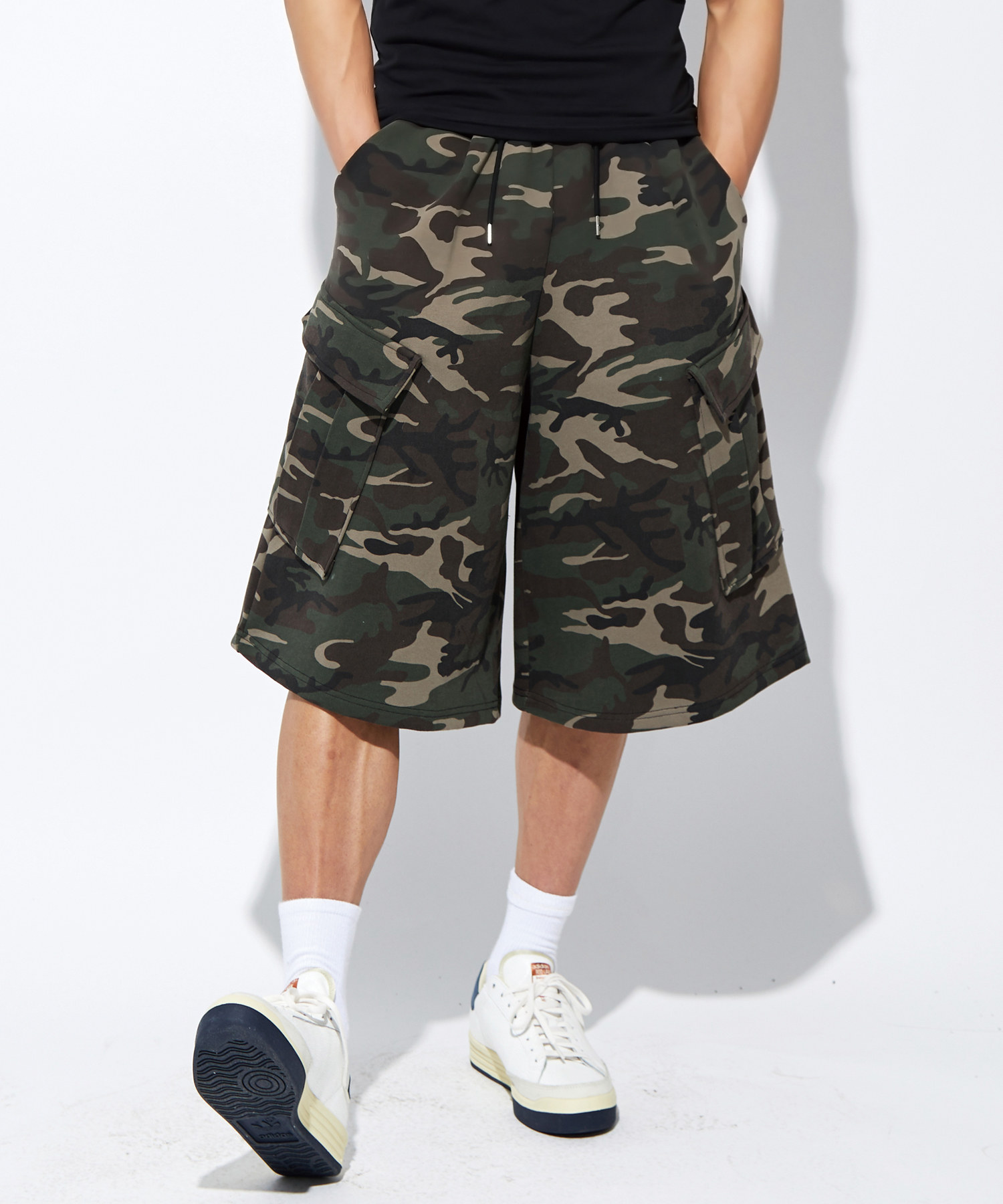 Брюки-бермуды карго 3/4 Camo Khaki