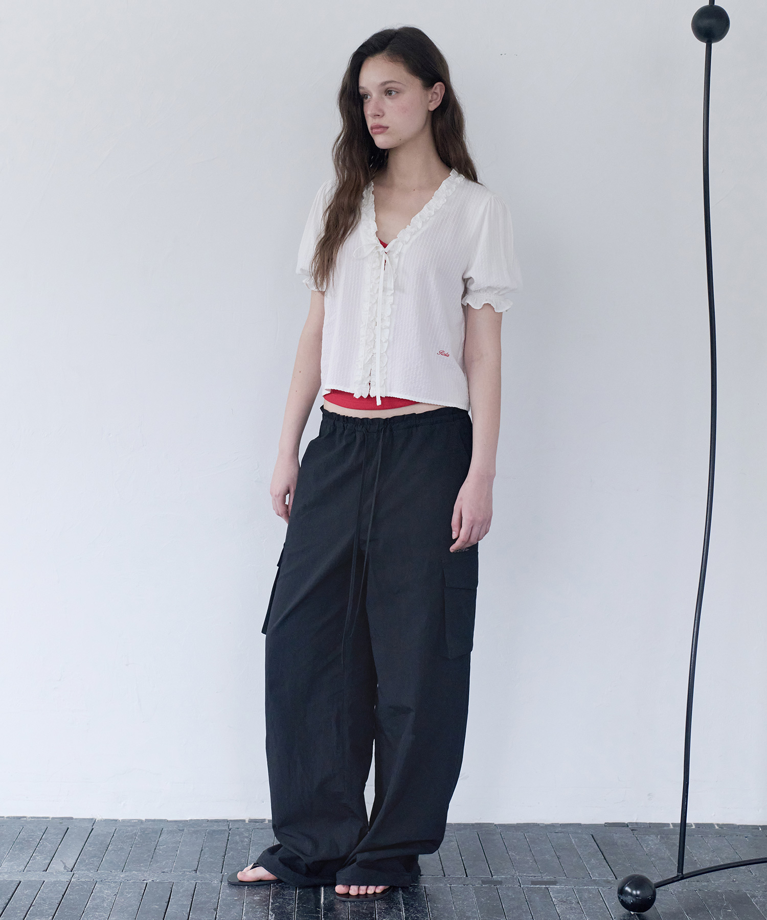 PARACHUTE CARGO PANTS BLACK