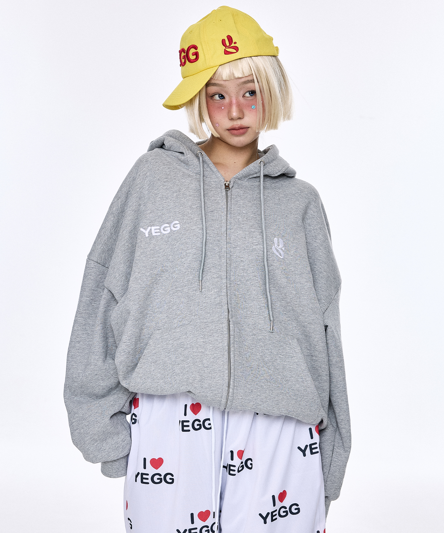 Wing Hoodie Gray