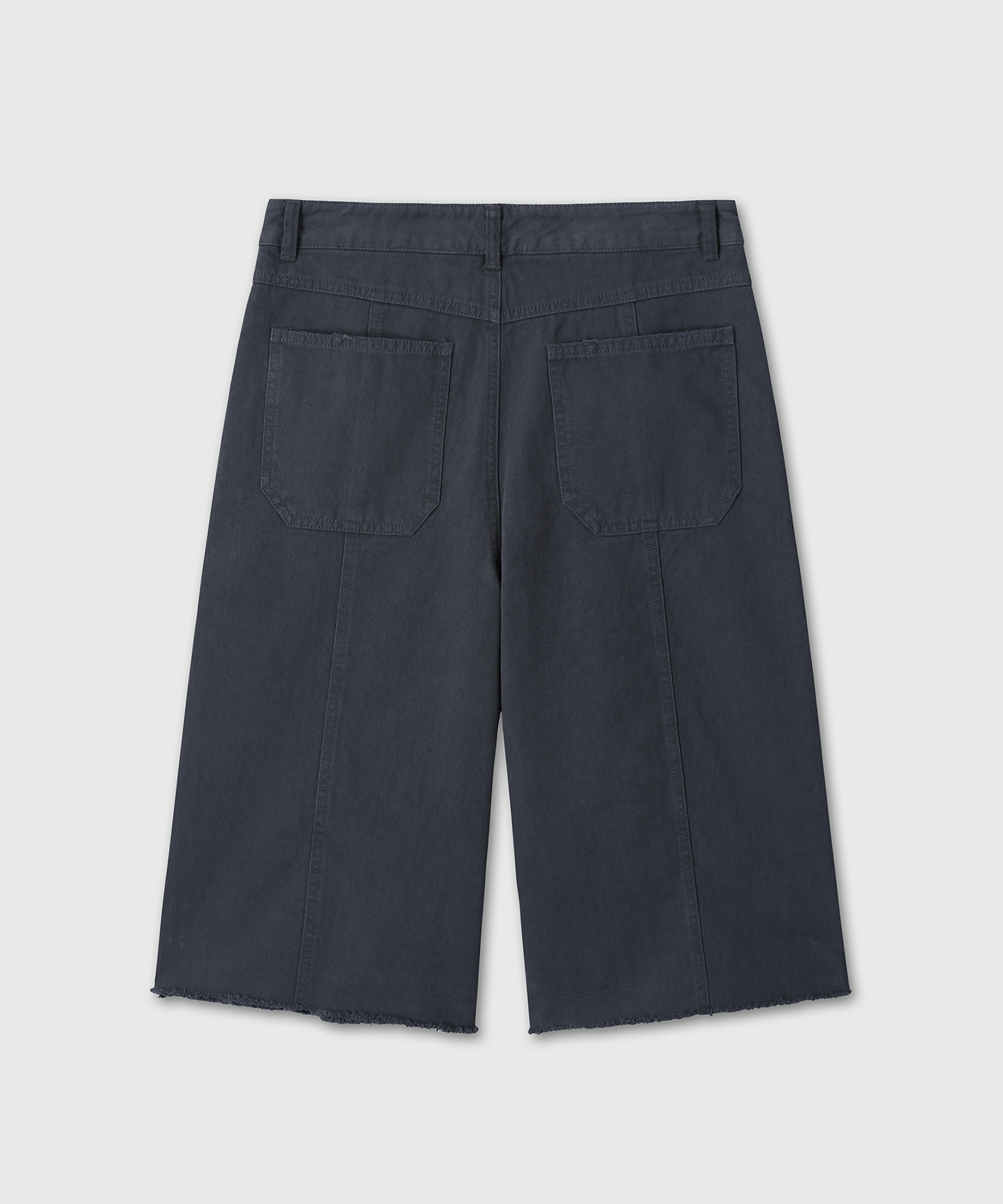 W WASHED COTTON BURMUDA PANTS (NAVY)