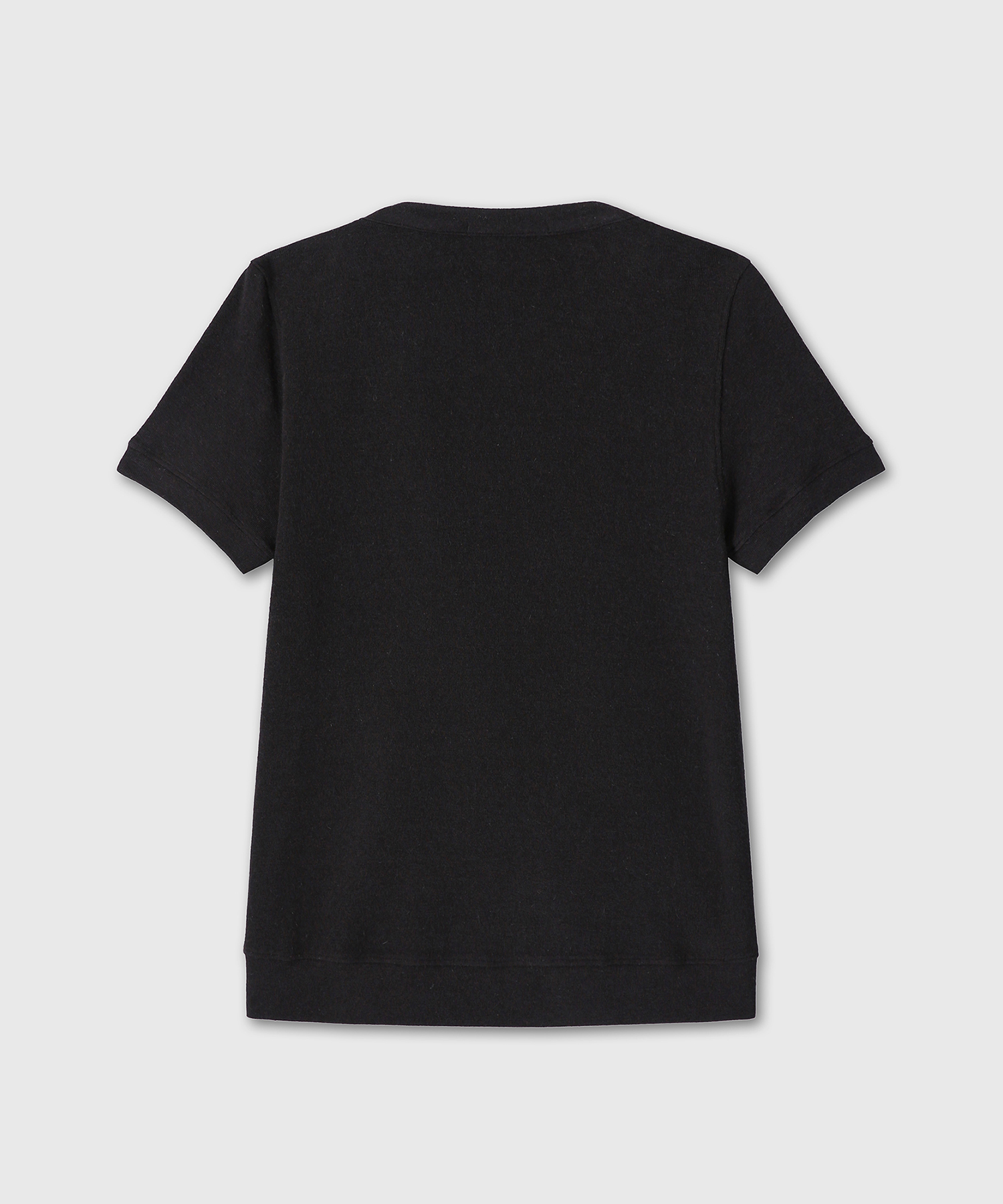 ASYMMETRY COTTON CARDIGAN (BLACK)