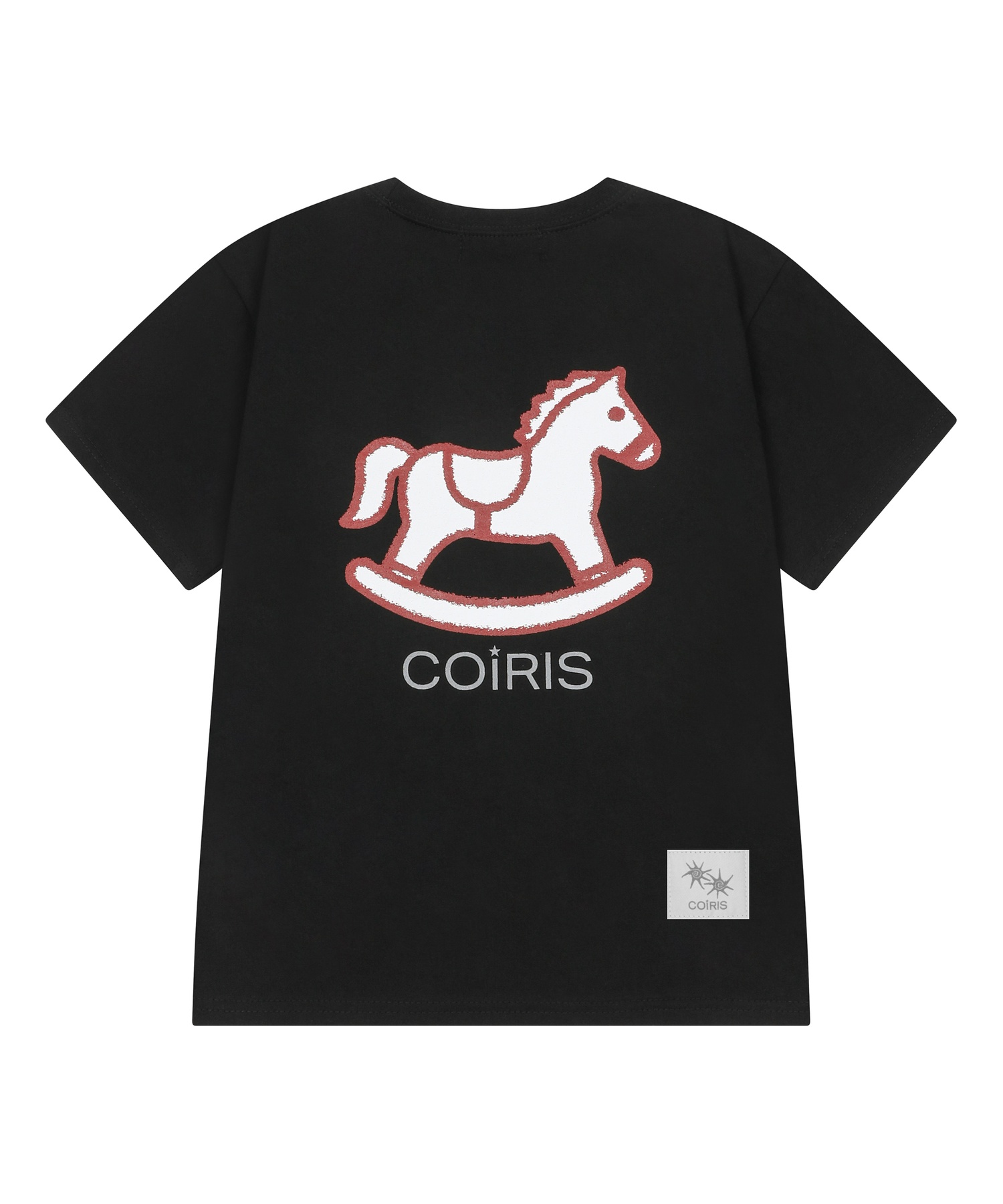 CRAYON HORSE GRAPHIC HALF T (3COLOR)