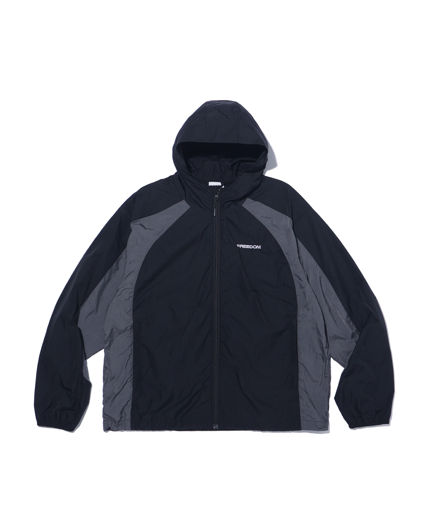 Split Light Windbreaker (Black)