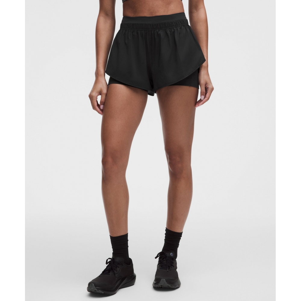 Шорты Translucent 2-in-1 High-Rise Shorts 3inch BLK
