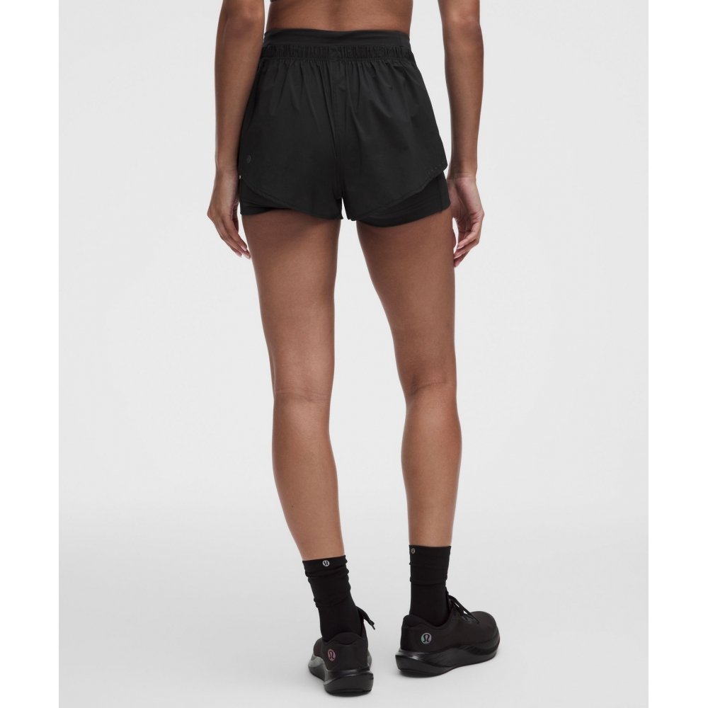 Шорты Translucent 2-in-1 High-Rise Shorts 3inch BLK