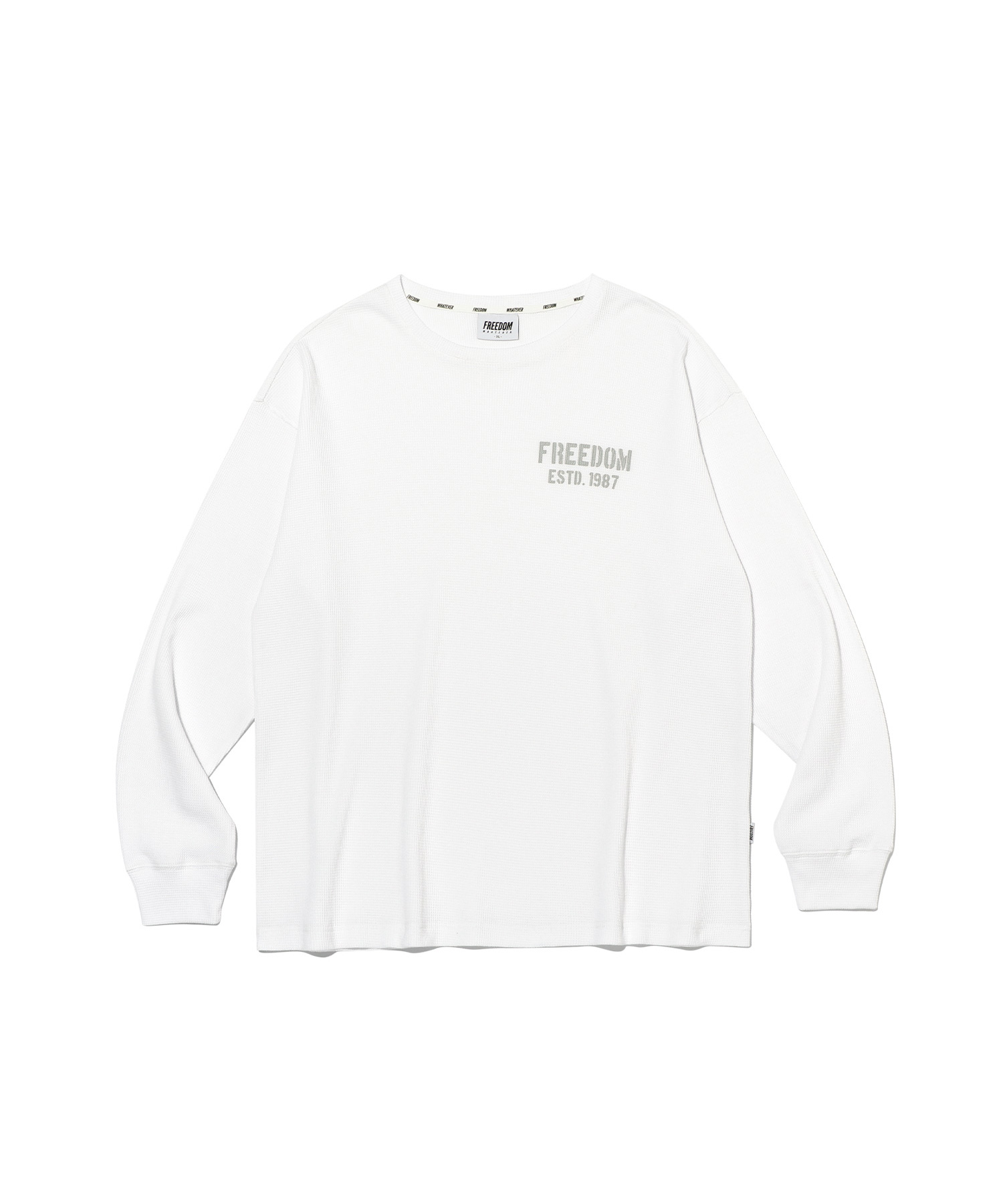 1987 Waffle Long Sleeve (White)