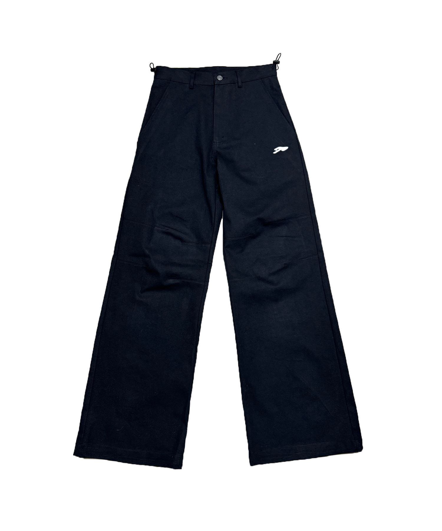 Jooyoung X Tansan Cotton Wide Star Stud Pants Beige