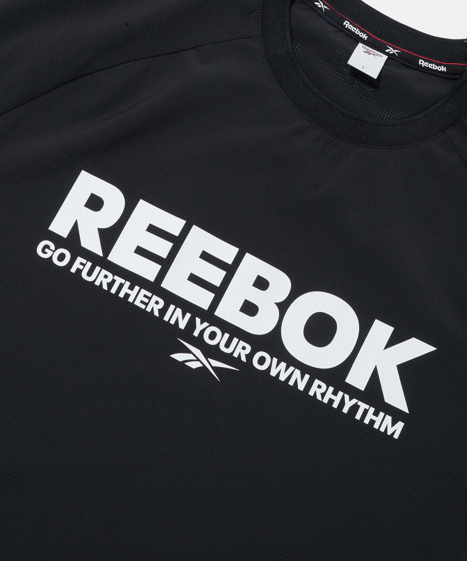 Спортивная сетчатая футболка с коротким рукавом - BLACK