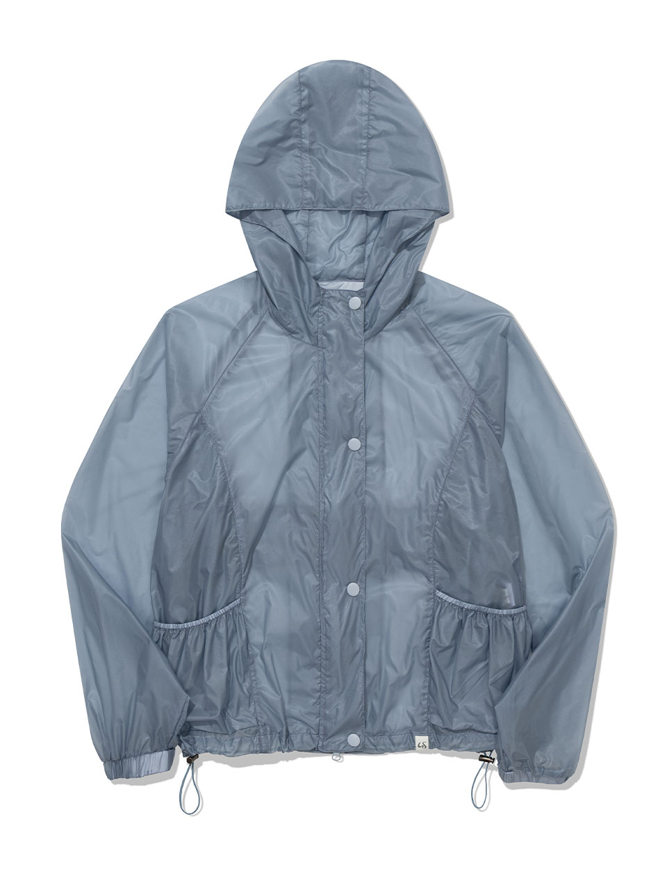SHINING RUFFLE WINDBREAKER JACKET(BLUE)