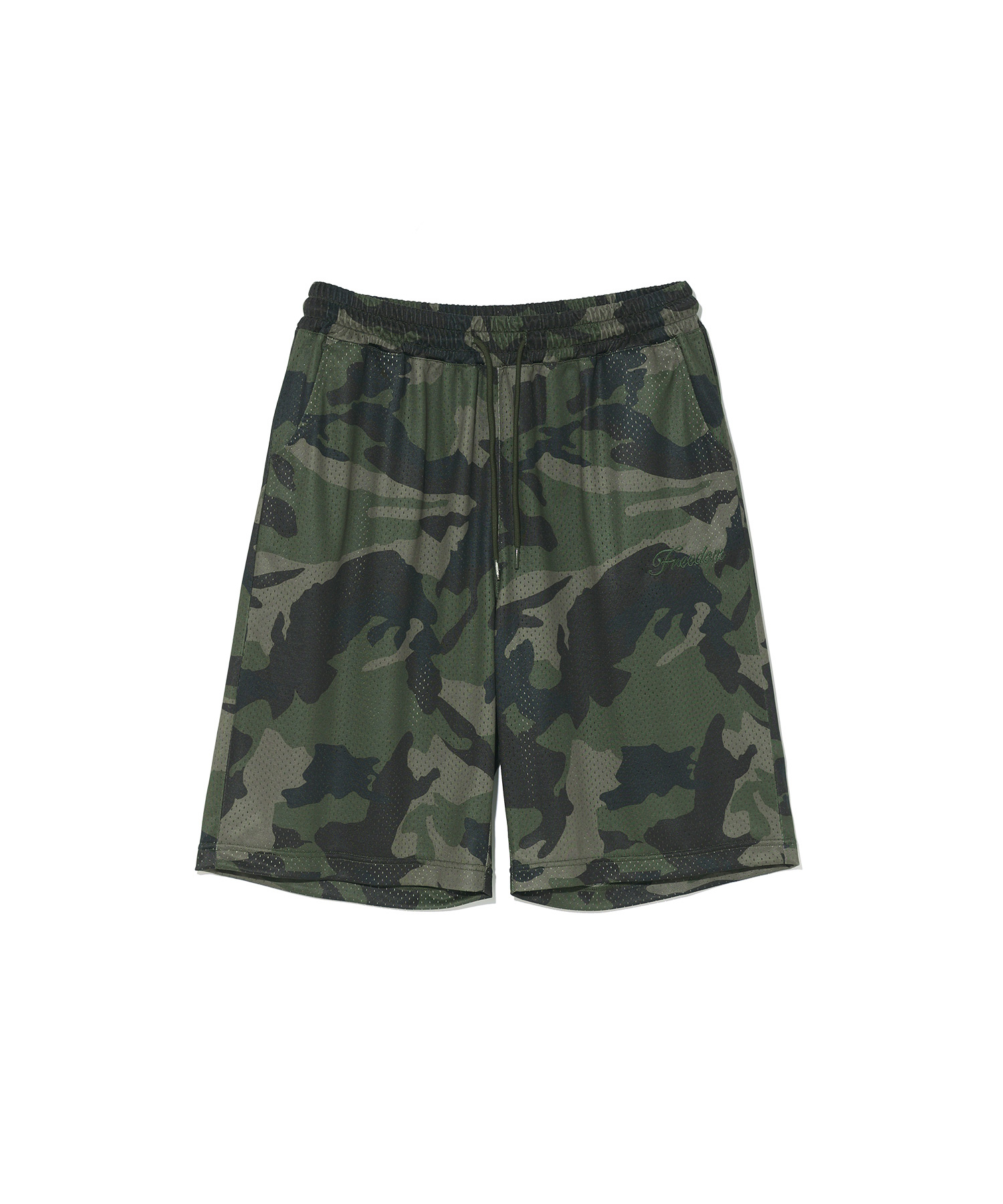 Basic Mesh Bermuda Shorts (Deep Camo)